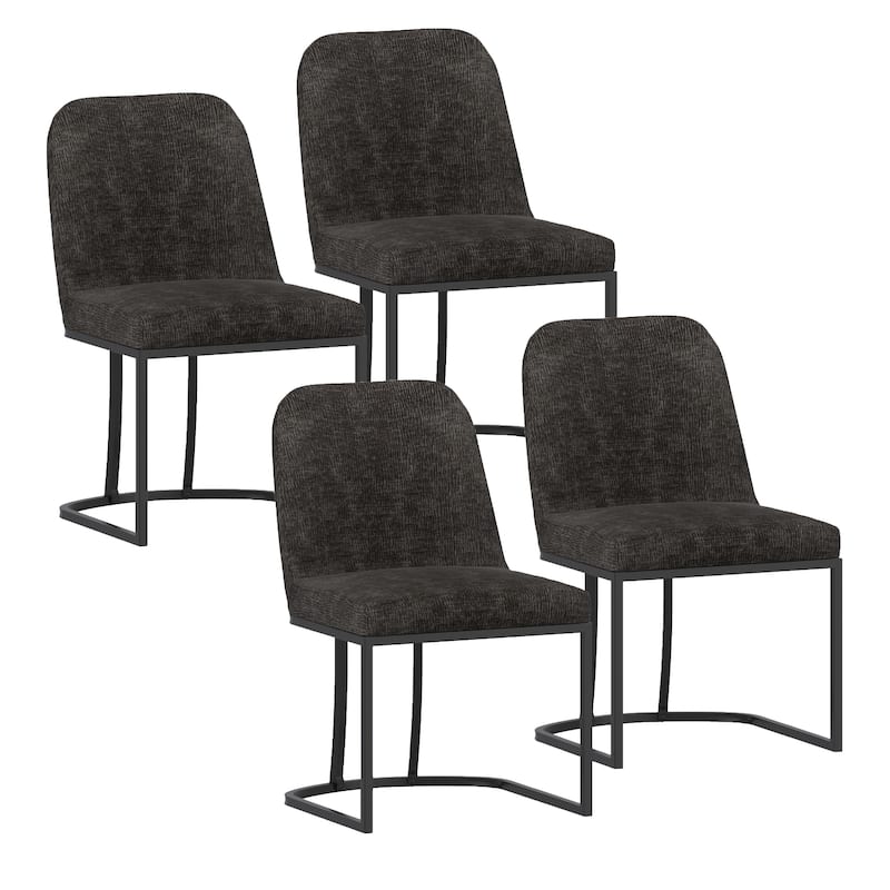 Modern Fabric Dining Chair, Set of 4