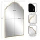 preview thumbnail 31 of 89, Kate and Laurel Leanna Framed Arch Wall Mirror