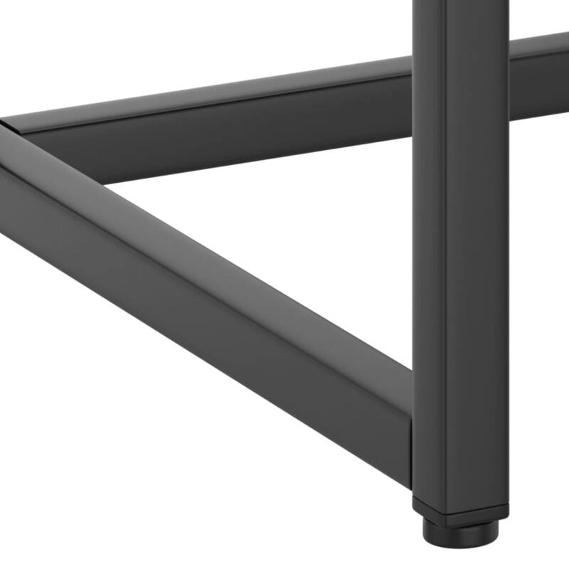 vidaXL Console Table Entryway Table Hall Narrow Side Table with Drawer Steel