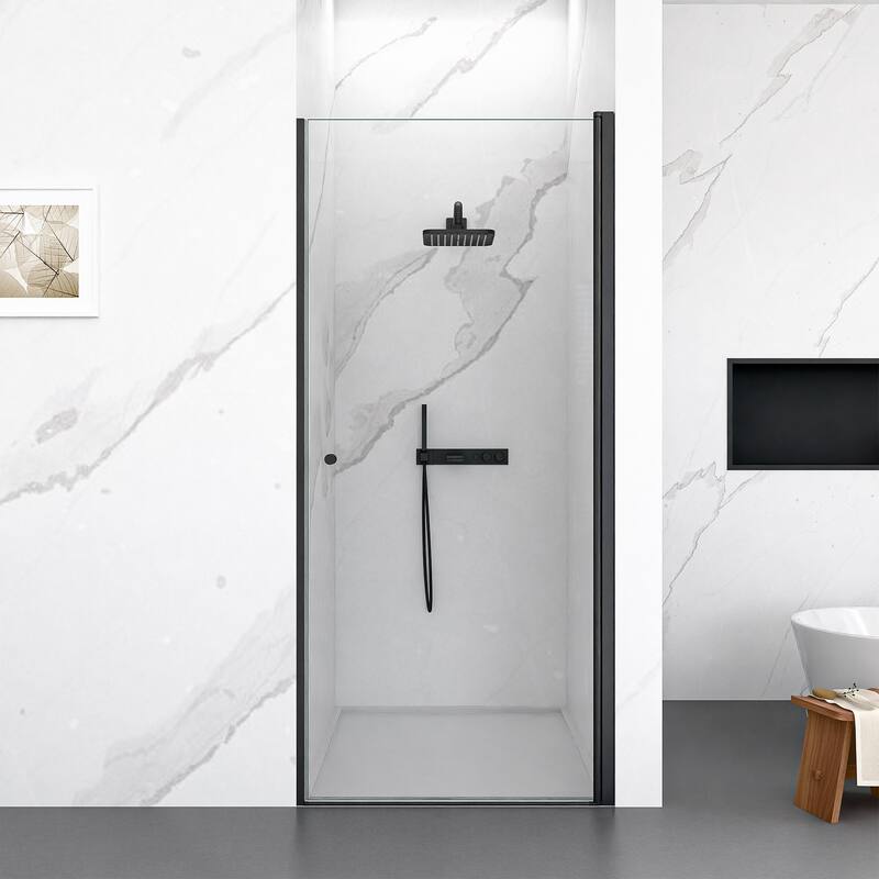 24" x 72" Semi-Frameless Pivot Shower Door