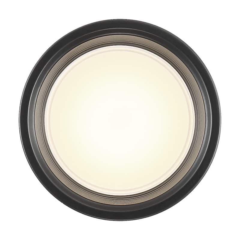 Reel 1-light Black LED Small Flush Mount