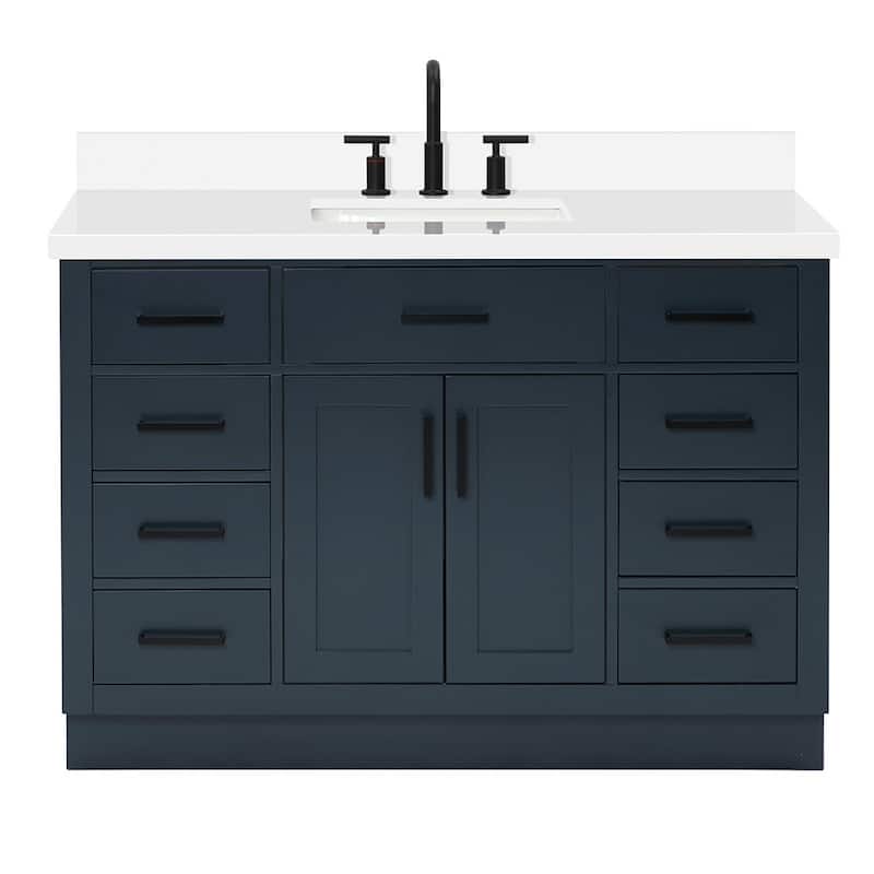 Ariel T049SWQRVO Hepburn 49" Free Standing Single Basin Vanity Set
