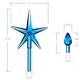preview thumbnail 3 of 5, Ceramic Christmas Tree Replacement Lights 108 Blue Bulbs 3 Stars