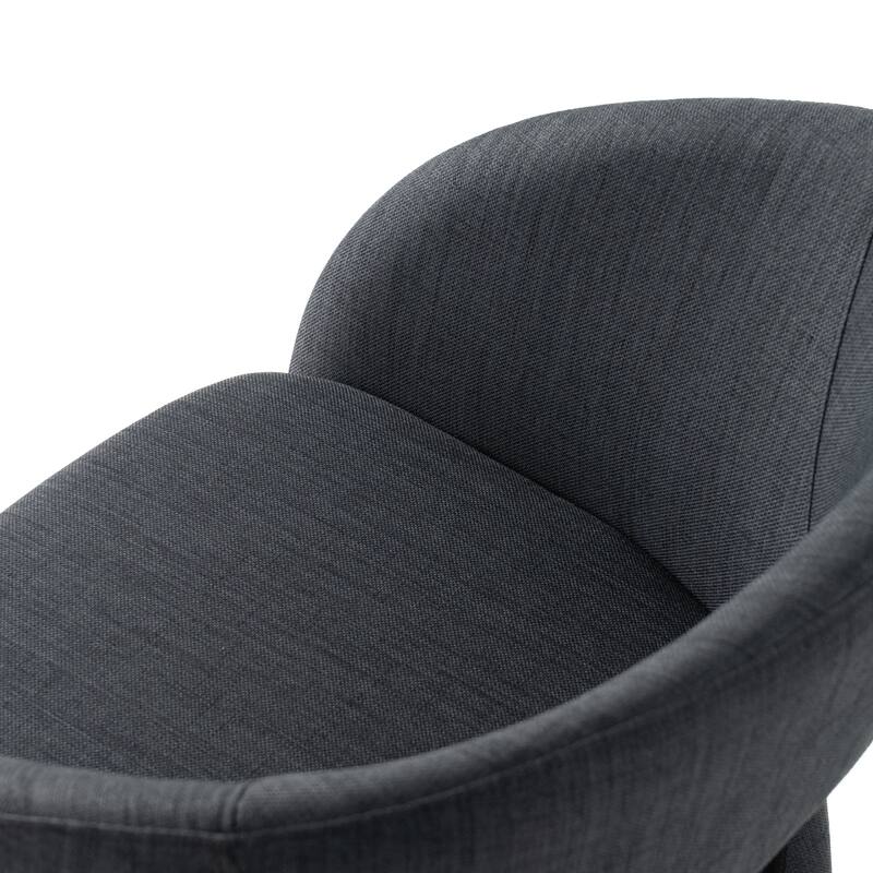 Modrest Brea Modern Charcoal Fabric Dining Chair