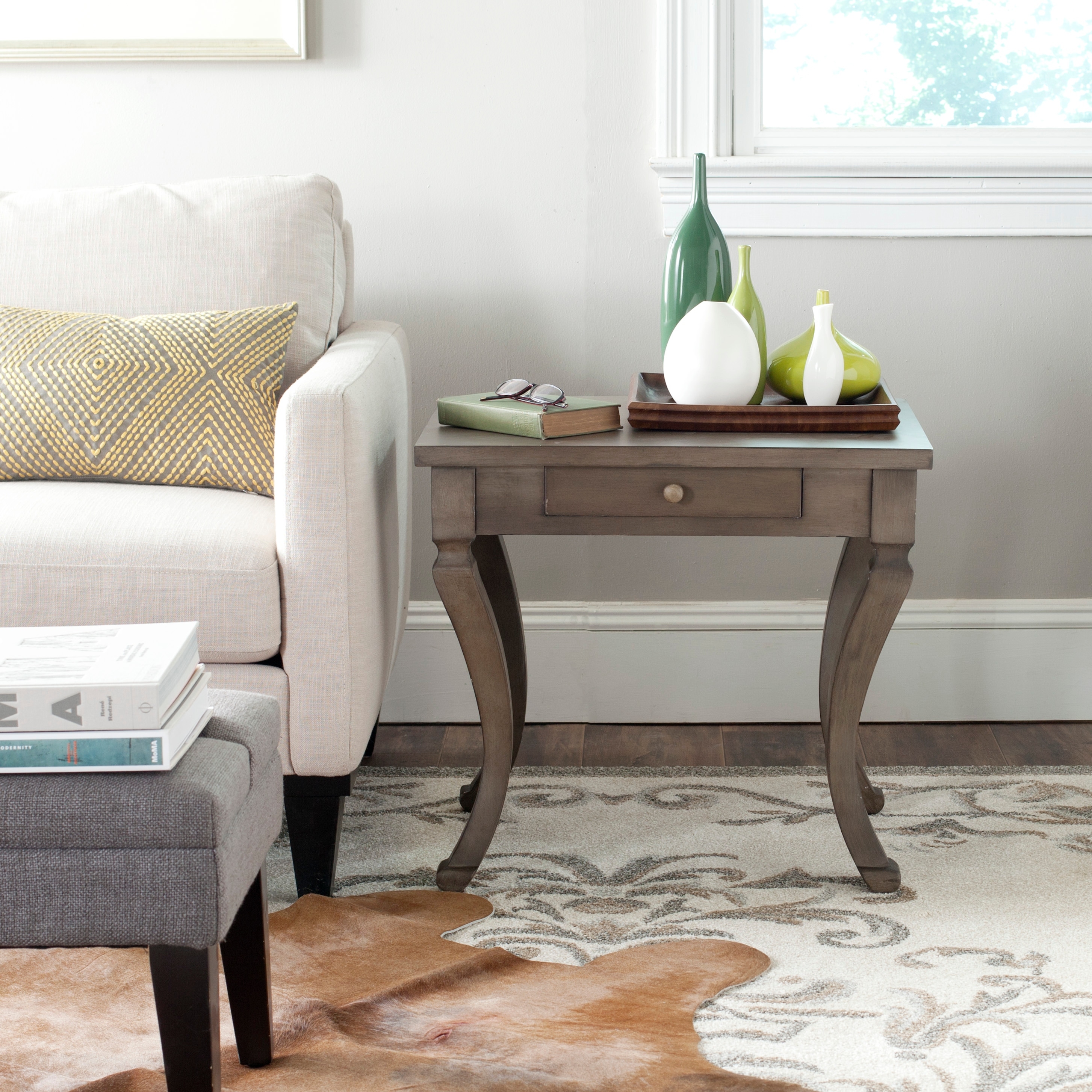 Safavieh carrie top storage side table