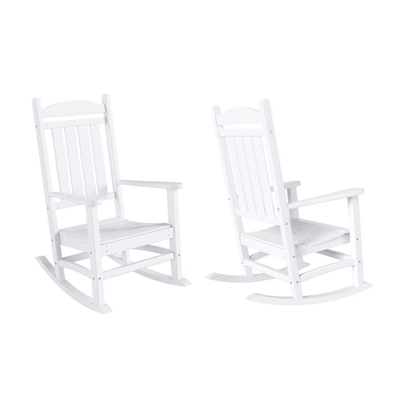 Laguna Hdpe All Weather Outdoor Patio Rocking Chair (Set of 2)