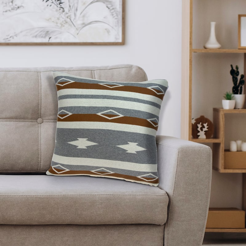 Parkland Collection Mado Southwest Tan Pillow Cover With Poly Insert
