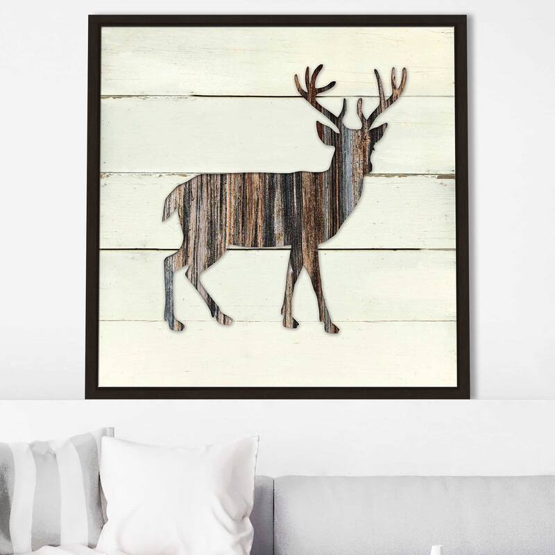 "Woodland Deer" by Carol Robinson Print on Floating Canvas