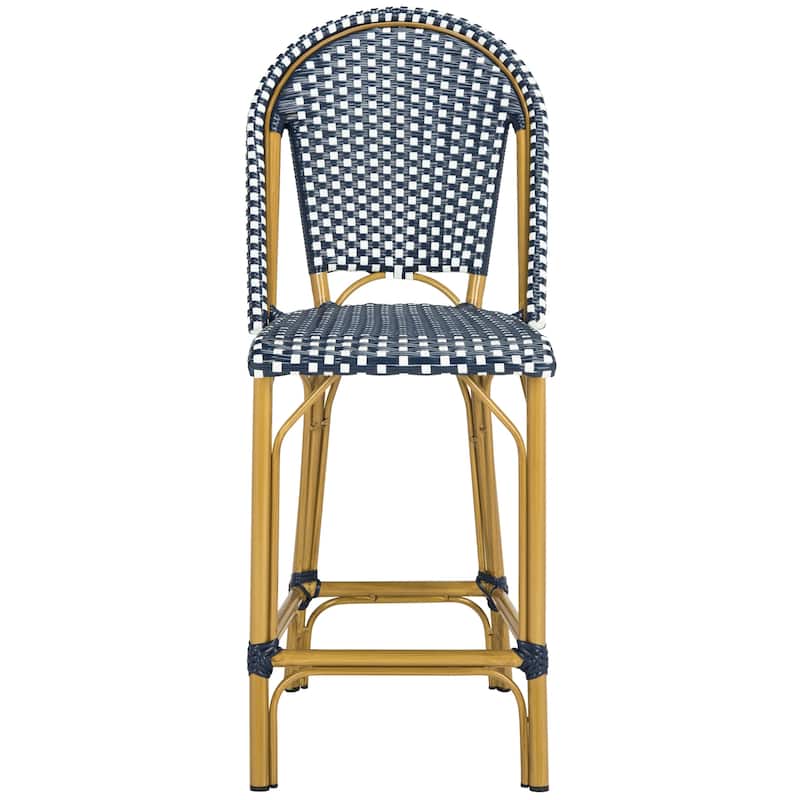 SAFAVIEH Outdoor Abigayle Indoor/Outdoor Bistro Counter Stool - 19Wx23Dx43H