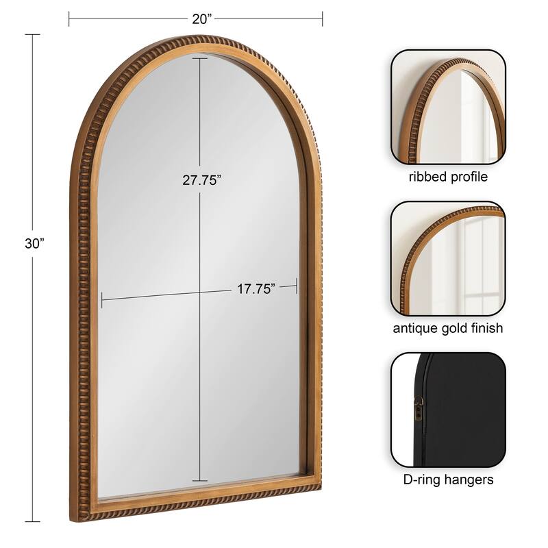 Kate and Laurel Chaston Arch Wall Mirror