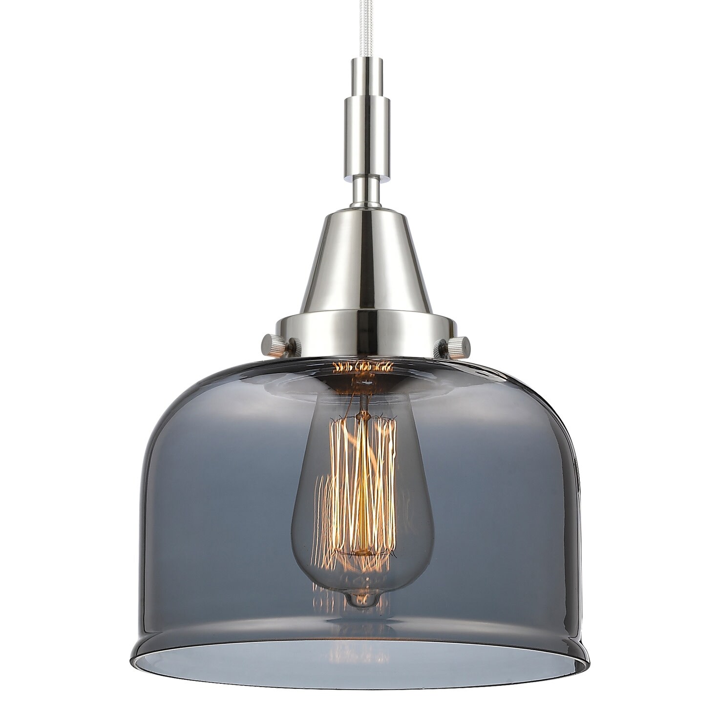 Innovations Lighting 447-1P-G73 Bell 8" Wide Mini Pendant with Light