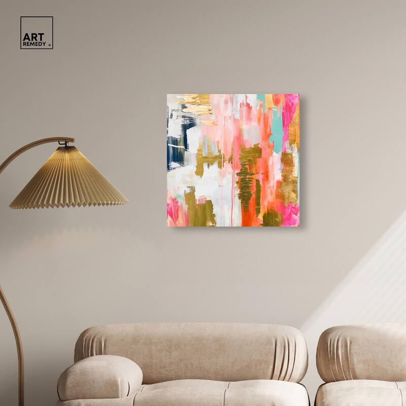 Exuberant Hues I Canvas by Art Remedy, Gallery Wrapped
