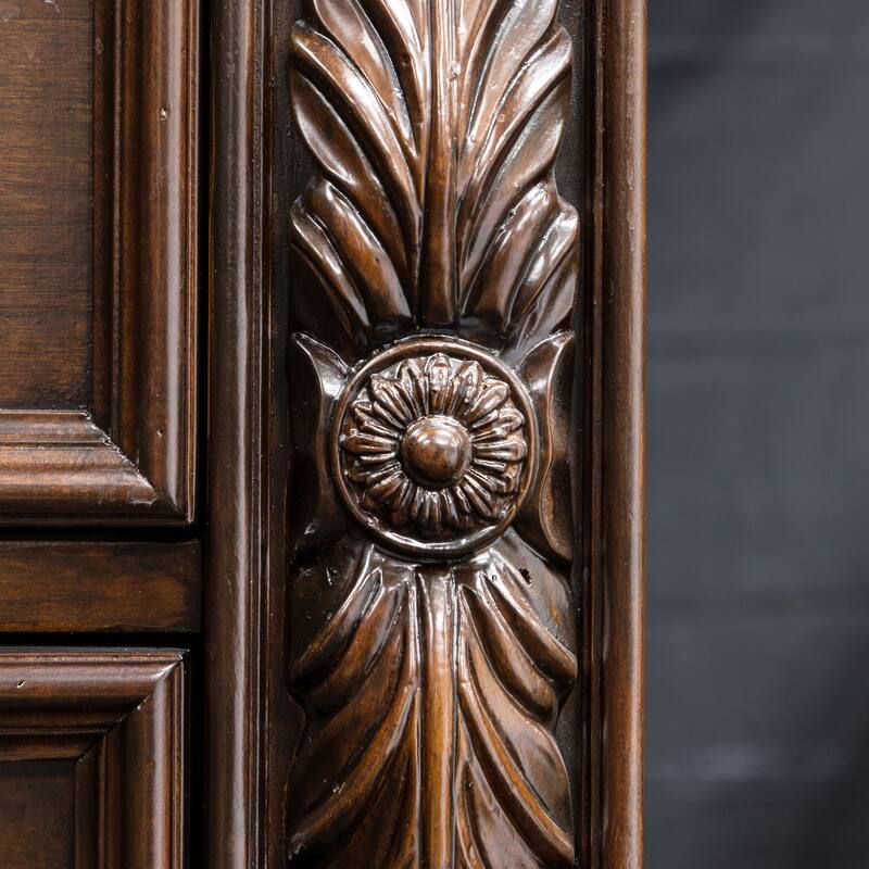 Ulis Traditional Brown Cherry 56-inch Wide 11-Drawer Wood Dresser by Furniture of America