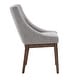 preview thumbnail 33 of 70, Voyager Button Tufted Slope Arm Linen Dining Chair (Set of 2) by iNSPIRE Q Artisan