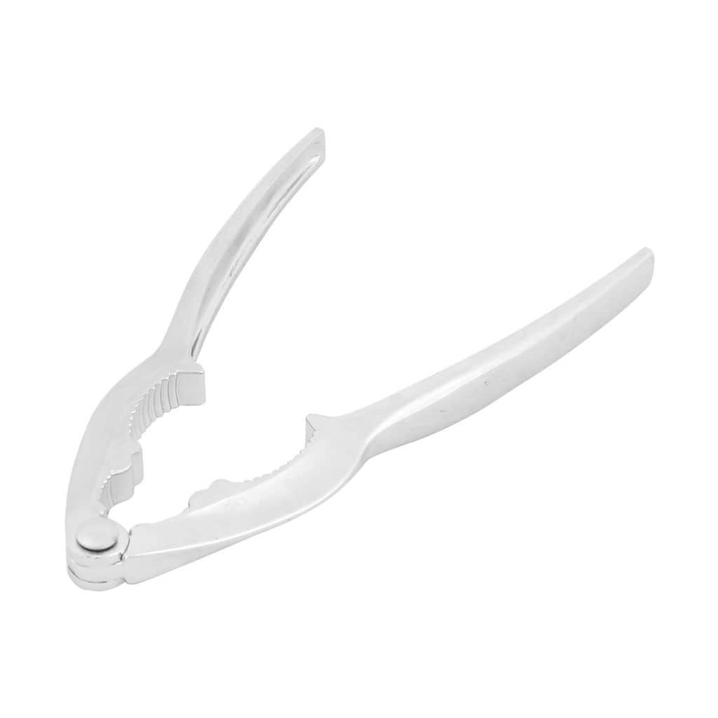 Home Metal Almond Pecan Plier Clamp Nut Cracker Nutcracker Sheller Silver Tone - Silver Tone