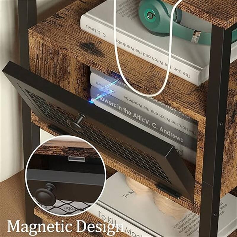 Nightstand with Charging Station