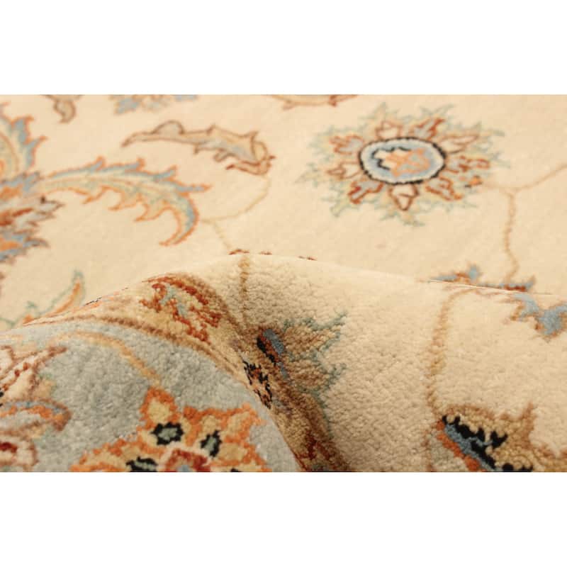 ECARPETGALLERY Hand-knotted Jamshidpour Cream Wool Rug - 4'0 x 6'0