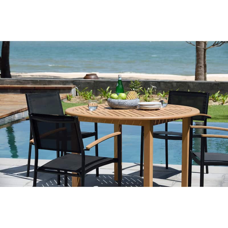 LifestyleGarden 5pc Outdoor Gard Round Dining Set