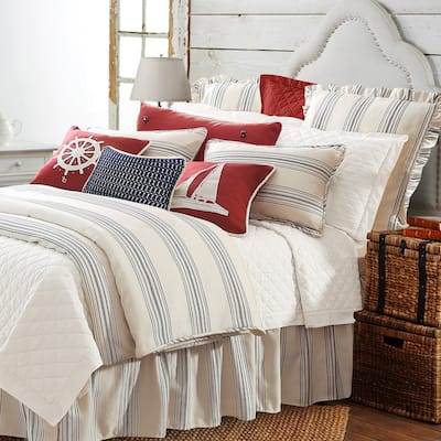 HiEnd Accents Prescott Striped Duvet Cover Set, 3PC