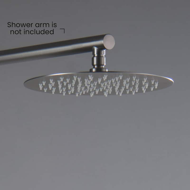 Circular 10" Metal Ultra Thin Profile Rain Shower Head 1.75 GPM