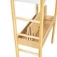preview thumbnail 48 of 46, Teddy Fleece Twin Size Loft Bed Wood Bed w/ Storage Shelves, Drawers & Desk