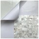 preview thumbnail 5 of 18, Art3d Peel and Stick Mother of Pearl Shell Tile for Kitchen Backsplash/Bathroom White Rectangle Seamless 6-Pack