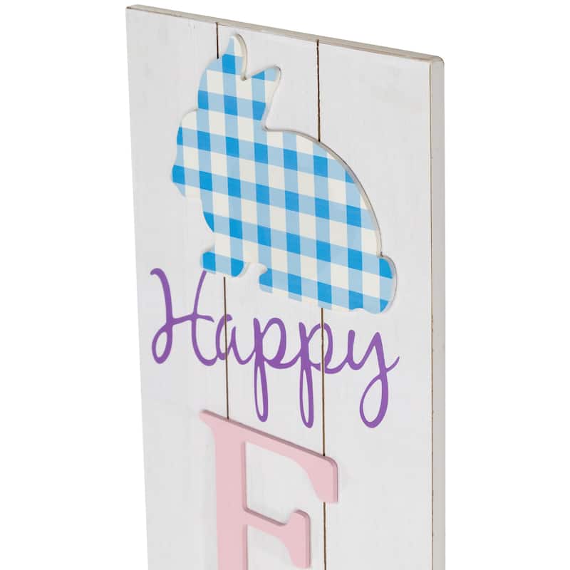 Happy Easter Wooden Wall Sign - 36"