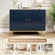 preview thumbnail 6 of 46, Clihome 40-inch Two Door Glossy Media Storage Cabinet/Buffet