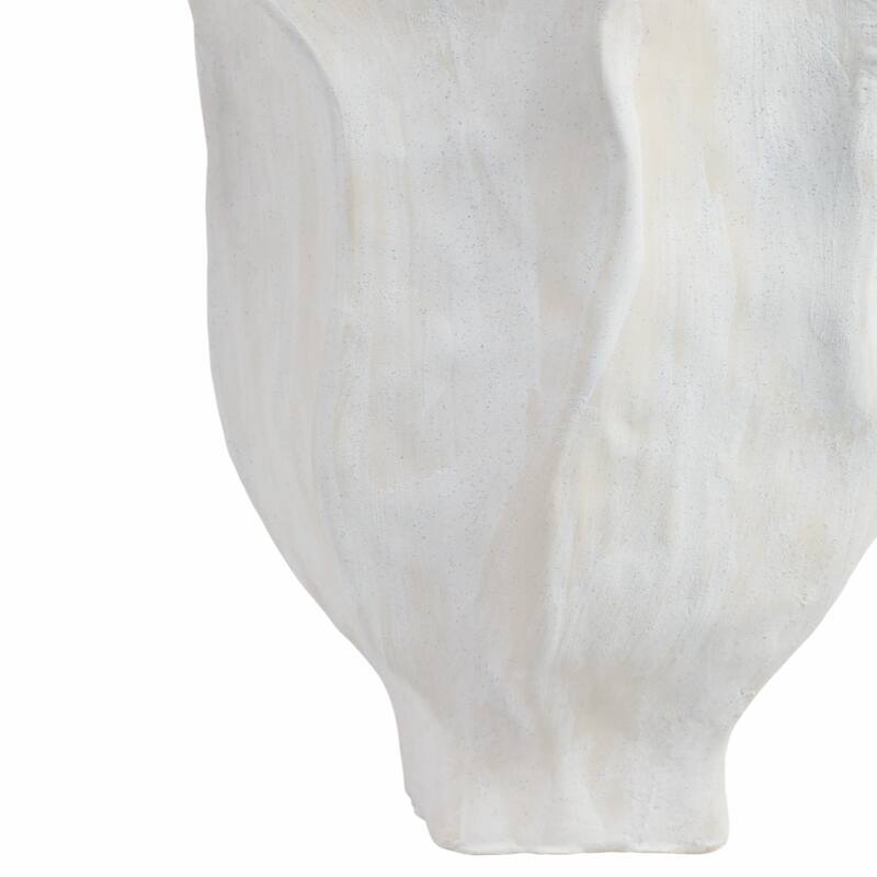 Stoneware Porcelain Vase Abstract Organic Design Sculptural Accent