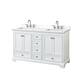 Option White / White Quartz Top / Polished Chrome
