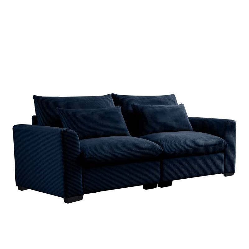 GDFStudio - Windsor Corduroy 2 Seater Sofa with Armrests