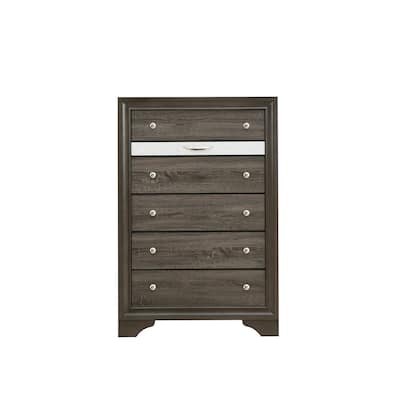 Madrid 6-Drawer 34 in. W Chest of Drawers