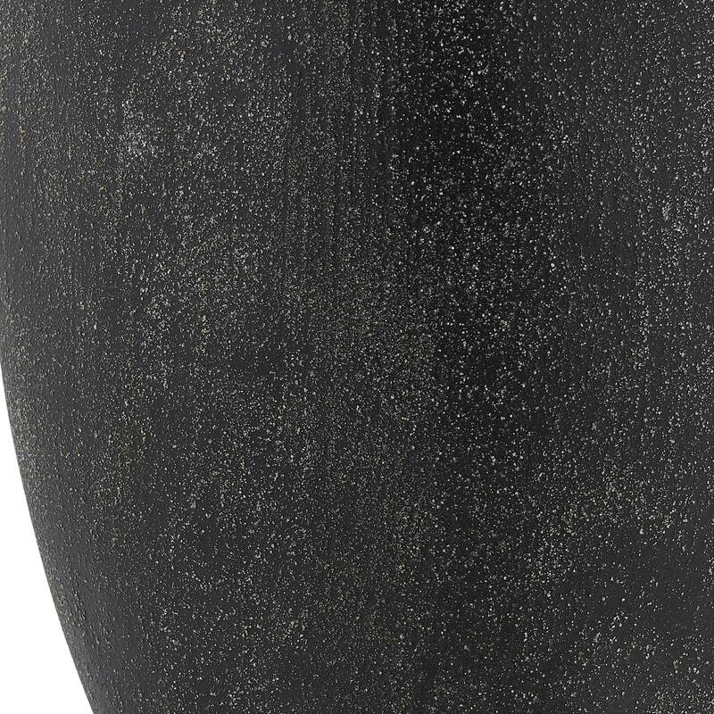 Uttermost Komorebi Indoor-Outdoor Black Vases (Set of 2)