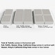 preview thumbnail 8 of 10, Onetan 4-Inch Wooden Box Spring, Low Profile Split Bed Foundation Ideal for Mattress, No Assembly Needed, White & black.