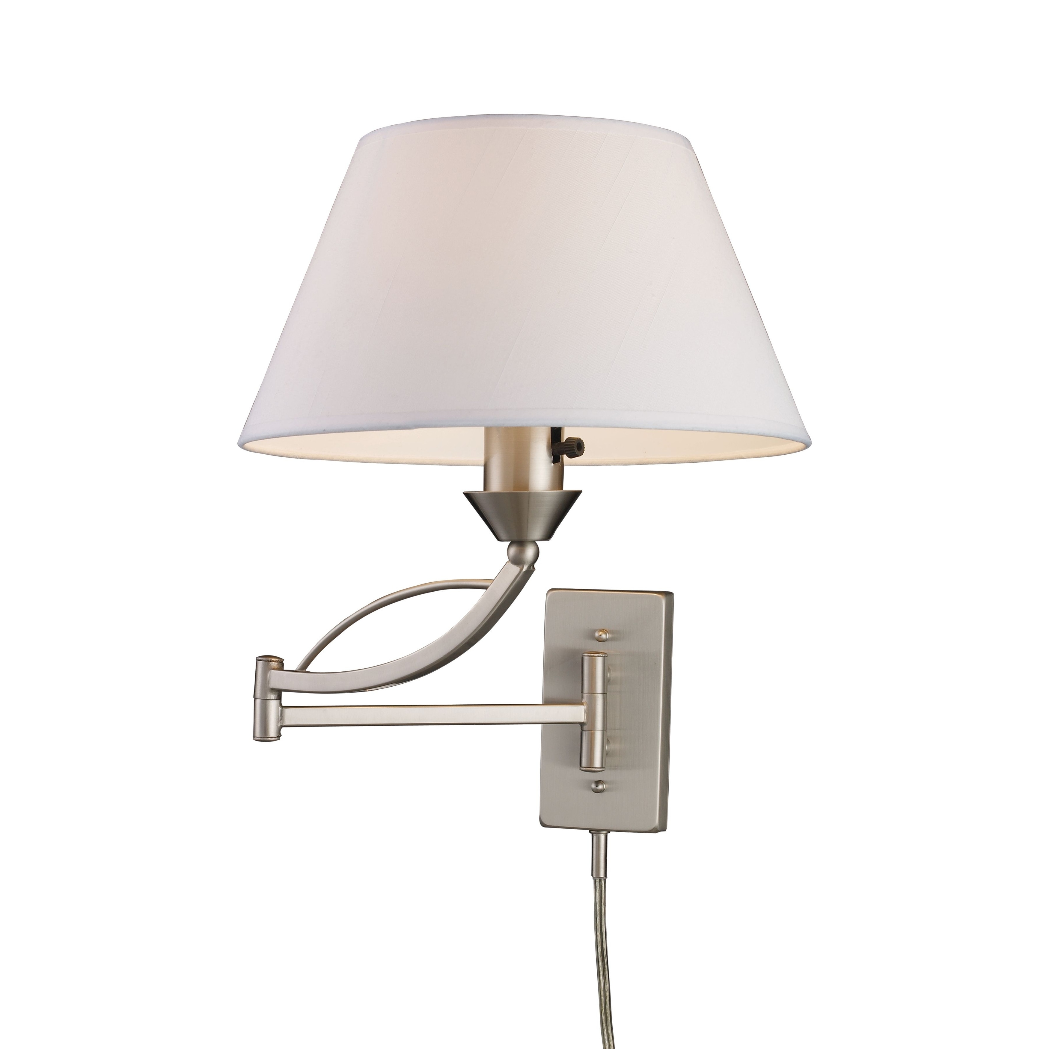 Elysburg 17'' High 1-Light Sconce - Satin Nickel - 17 inch Tall
