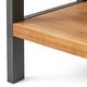 preview thumbnail 7 of 7, Winsten Industrial Wood/ Metal Bookcase by Christopher Knight Home
