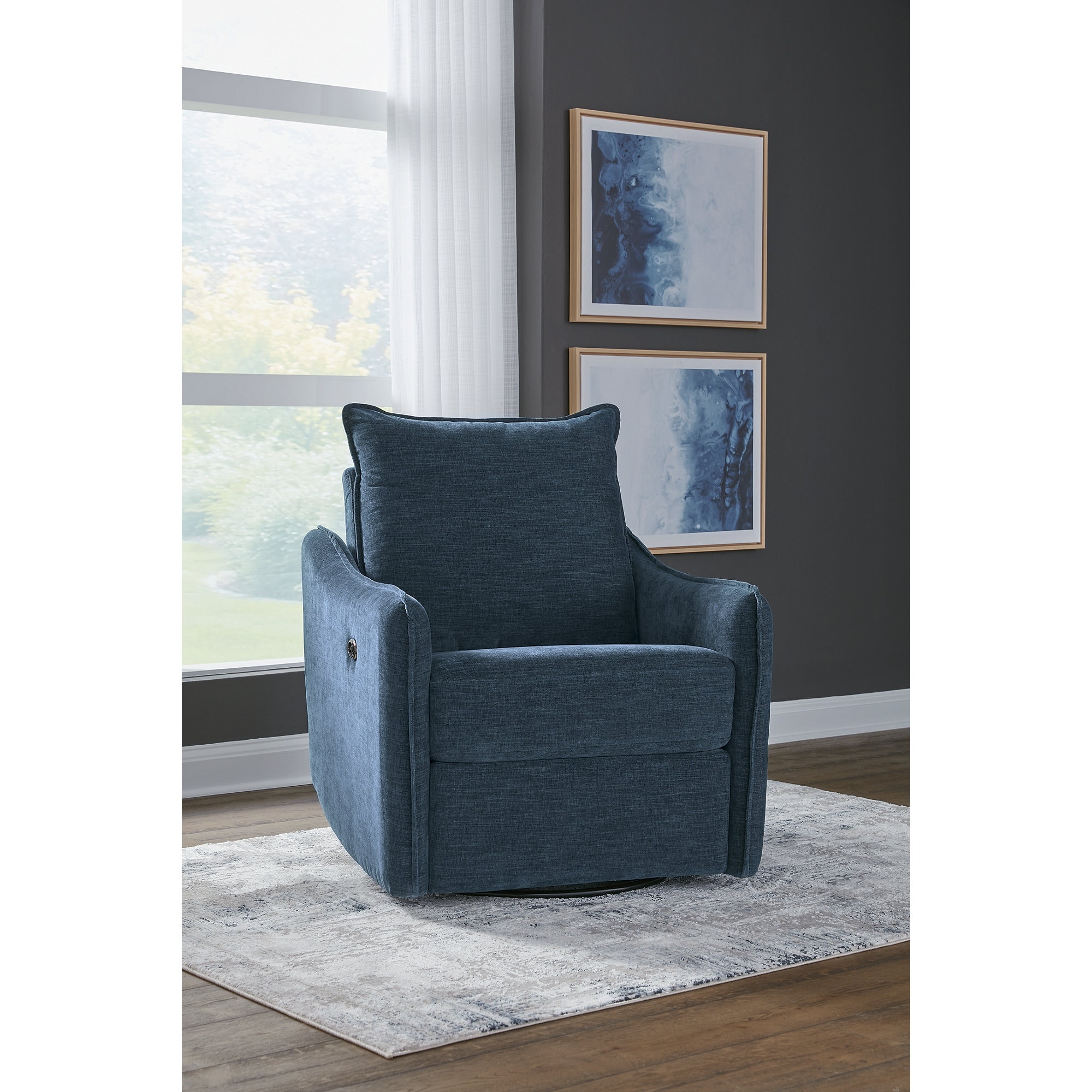 Signature Design by Ashley McBurg Swivel Power Recliner