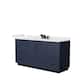 Option Dark Blue, Black Trim, White Quartz Top