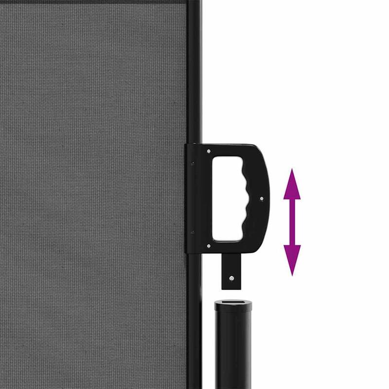 vidaXL Retractable Side Awning Patio Sun Shade Freestanding Privacy Screen