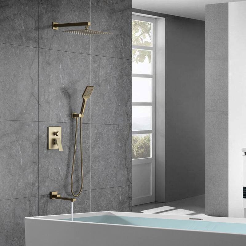 CLihome 3-Spray with 3 Functions Wall Mount Dual Shower Heads