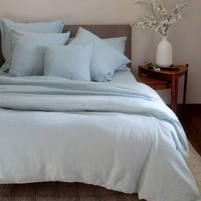 100% French Linen Throw Pillow Sham by BOKSER HOME