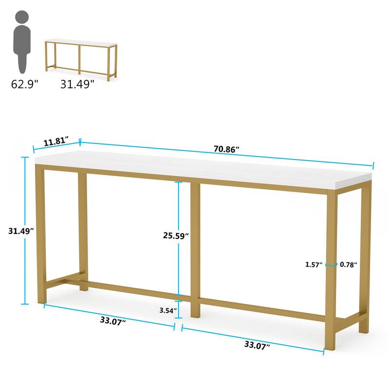 Narrow Long Entryway Table Sofa Table Console Table