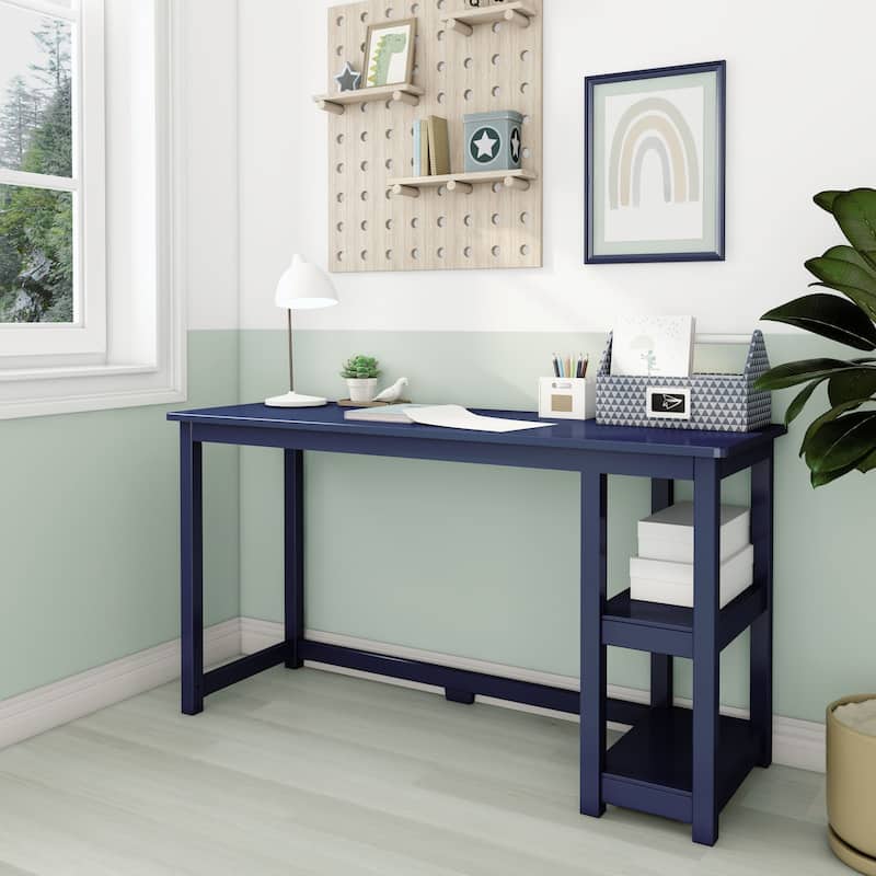 Max and Lily Desk with Bookshelves