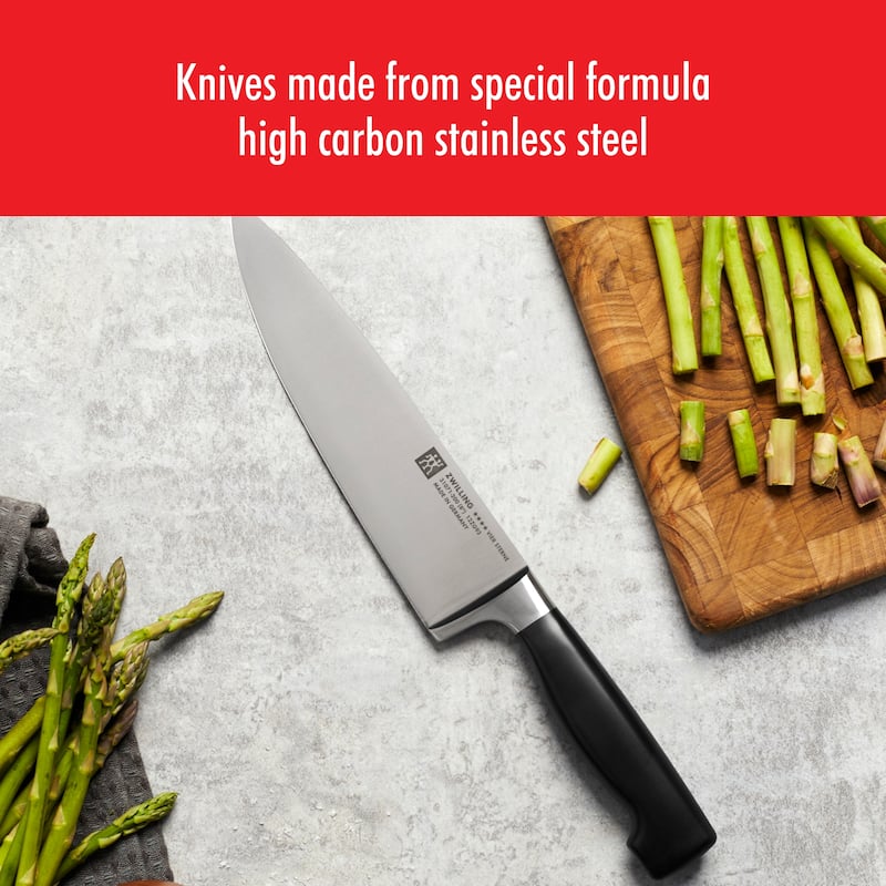 ZWILLING Four Star 12-pc Knife Block Set - Black