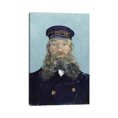 iCanvas "Portrait of Postman Roulin, 1888" by Vincent van Gogh Canvas Print