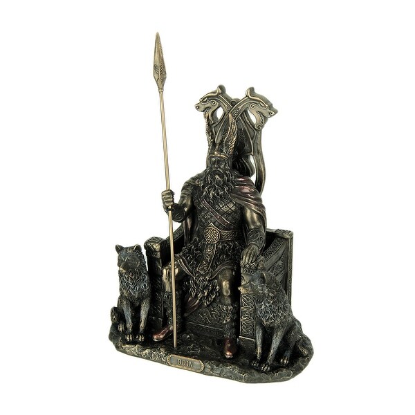 Viking Wolves of Odin Geri and Freki Iron Brass Wall Sculpture Home Decor  Gift 