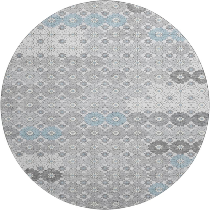 Premium Washable Super Soft Whimsy Mosaic Mayfield Rug