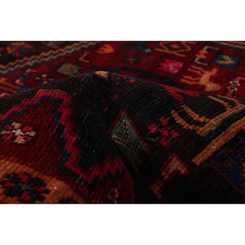 ECARPETGALLERY Hand-knotted Konya Anatolian Black Wool Rug - 3'11 x 9'3