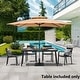 preview thumbnail 31 of 67, Pellebant Patio Dining Table Rectangular Aluminum Outdoor Table