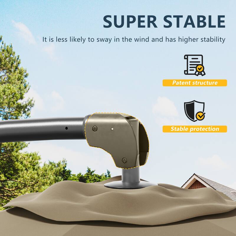 Outdoor 10FT Patio Offset umbrella for Garden